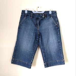 🌟 New York & Company Y,2K Bermuda Blue Jean Shorts Size 8